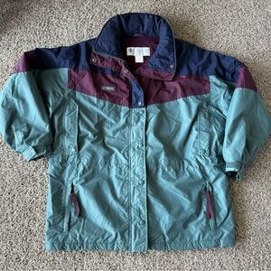 Vintage Columbia Color Block Jacket - Women’s XL - Winter Jacket